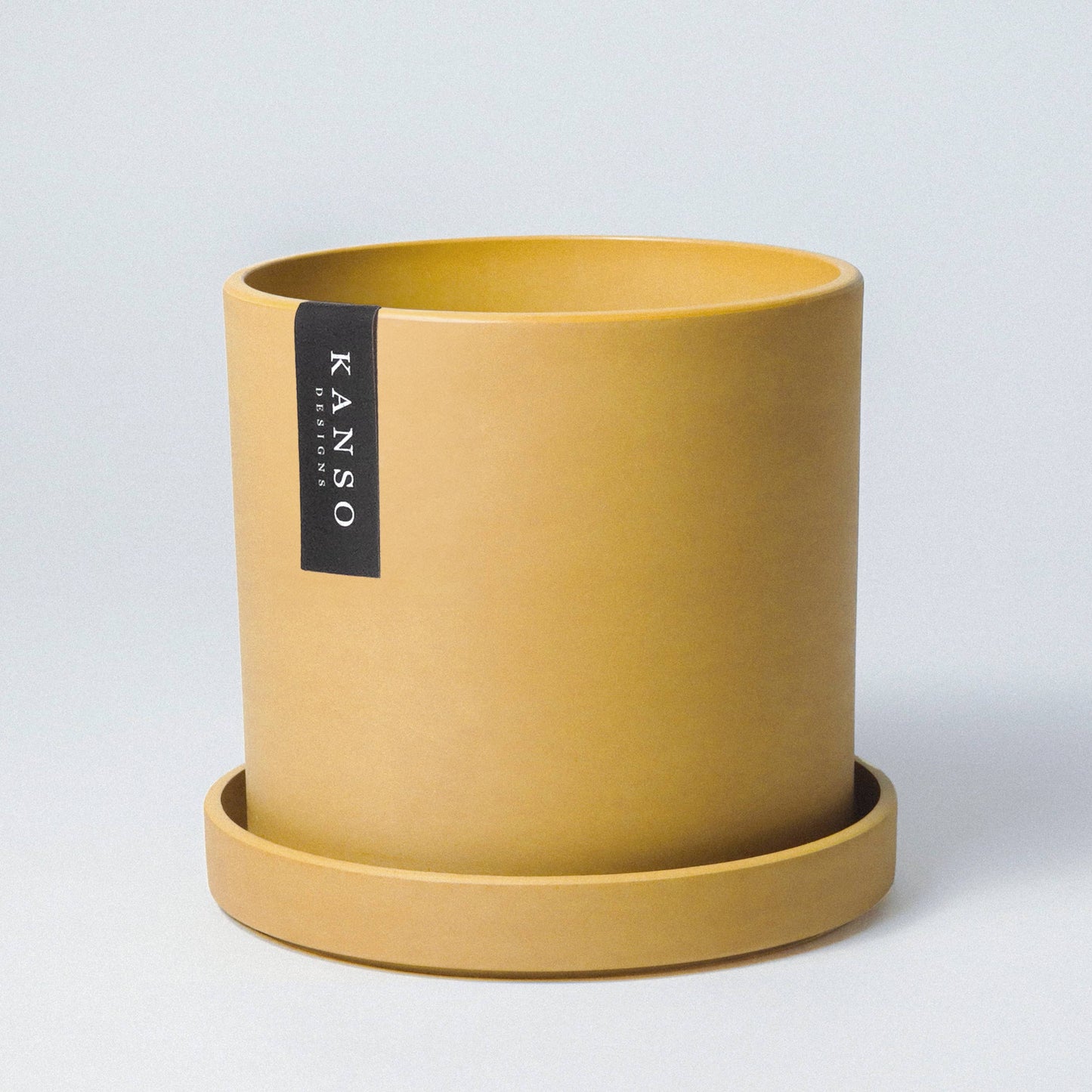 Mustard Seed & Dusted Clay Planters & Saucers