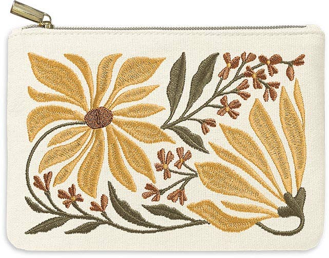 Zip Pouch Sunflower