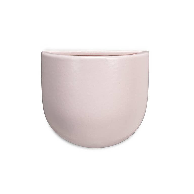 pink wall planter