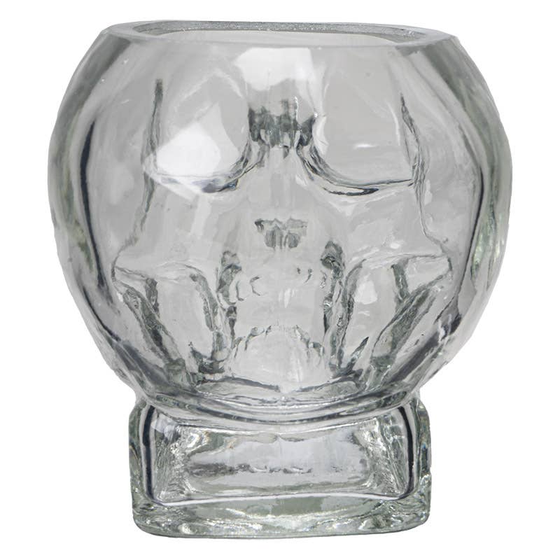 Skull Glass Utility Holder