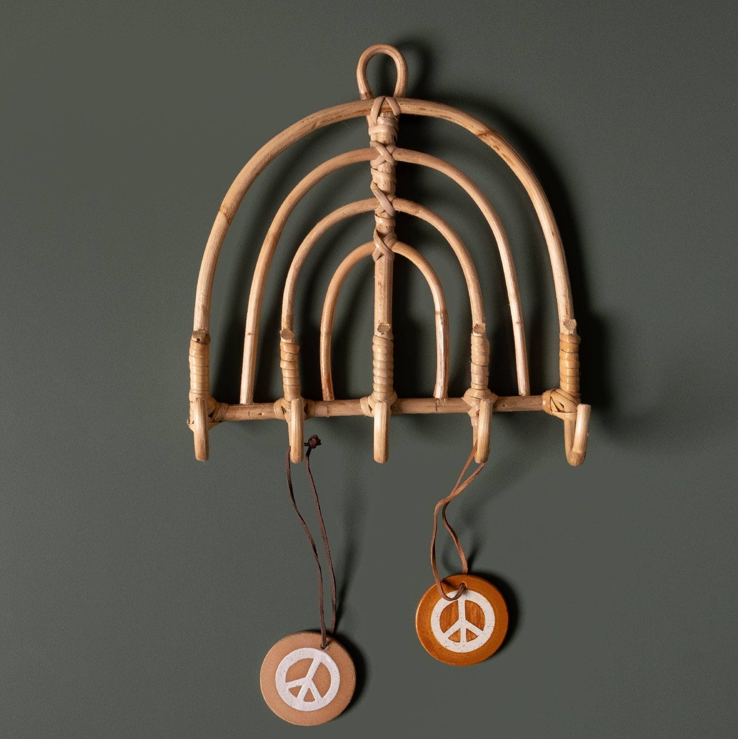 Arched Rattan Wall Hanging