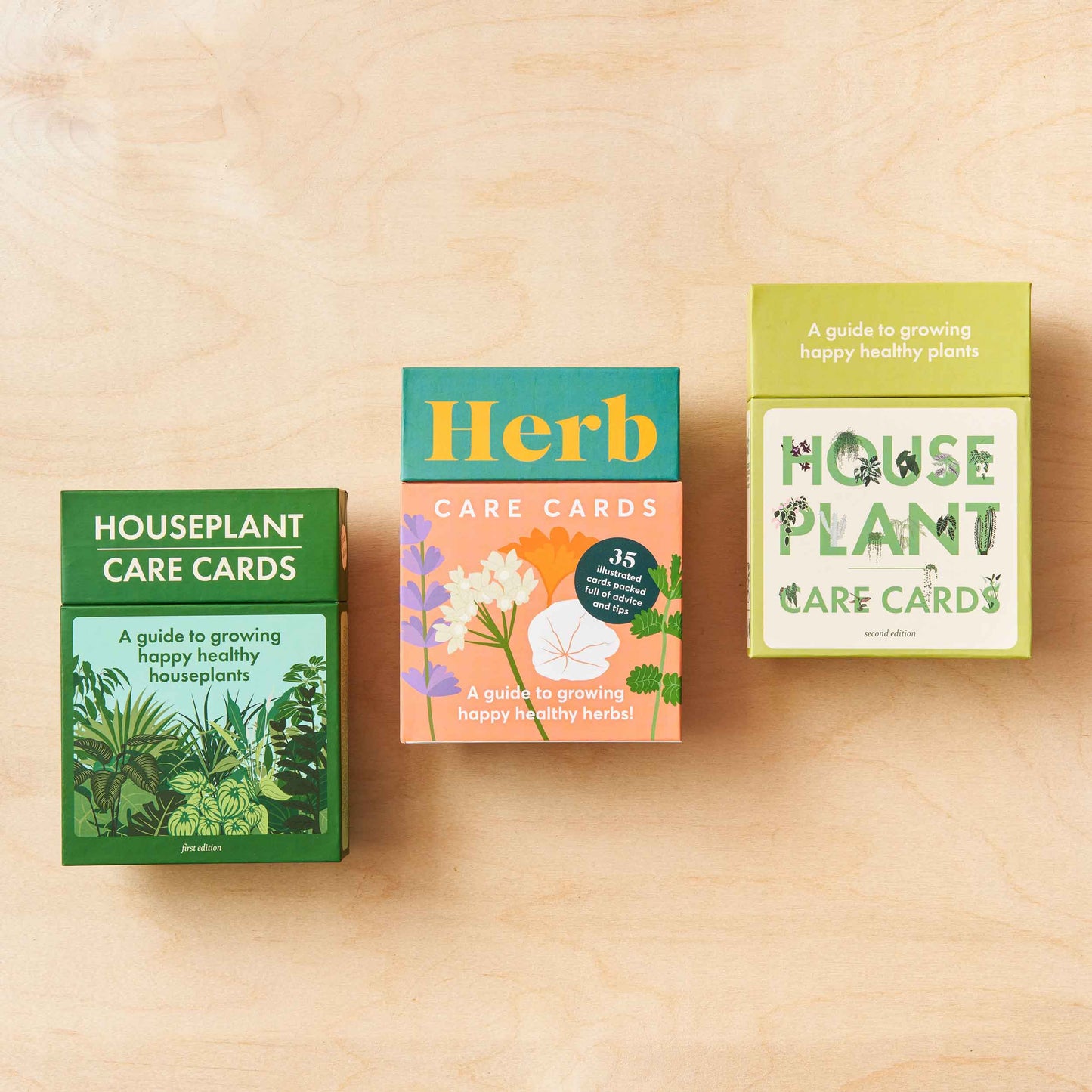 Houseplant Care Cards, botanical tips & advice