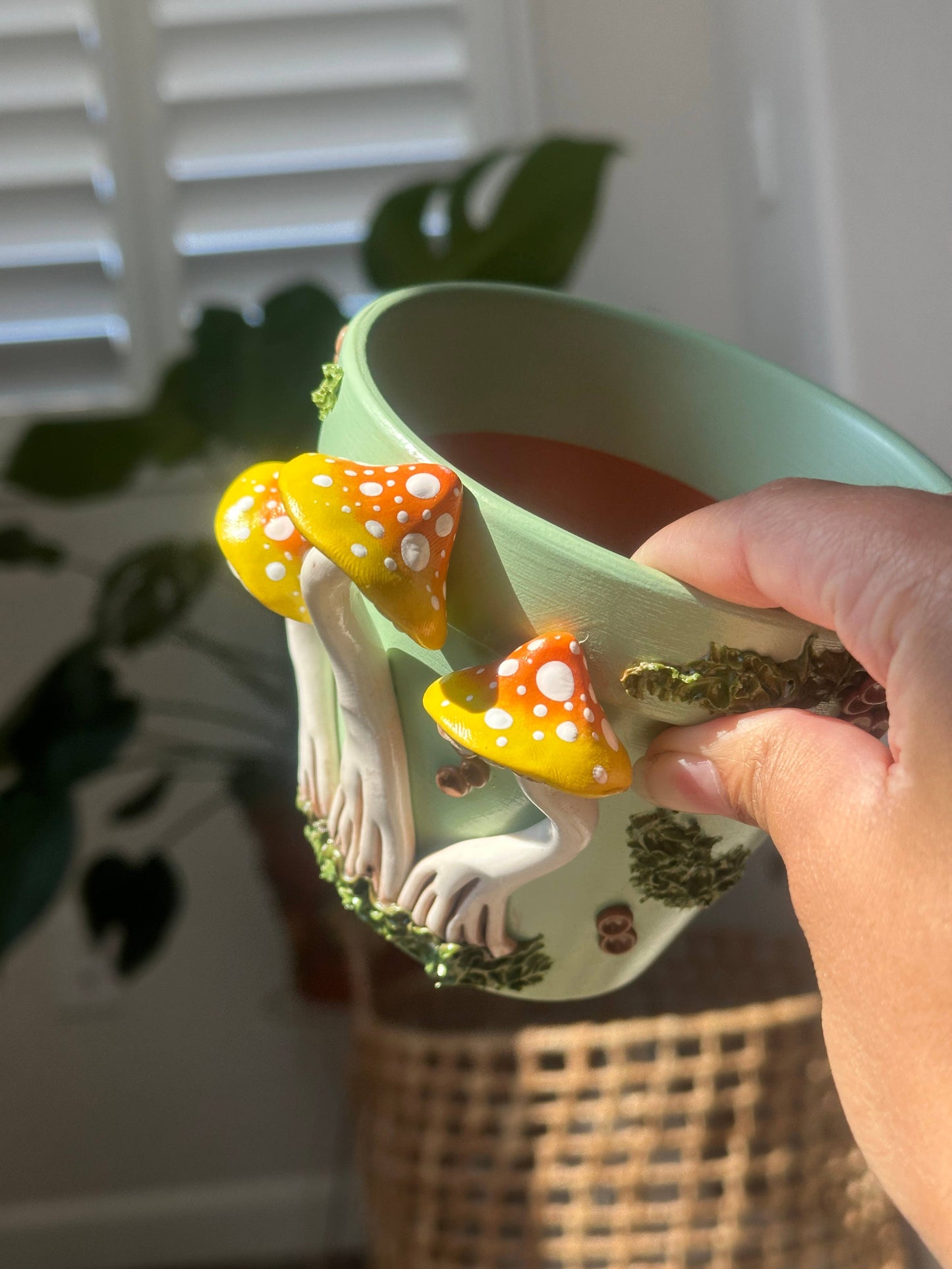Mushroom Plant Pots
