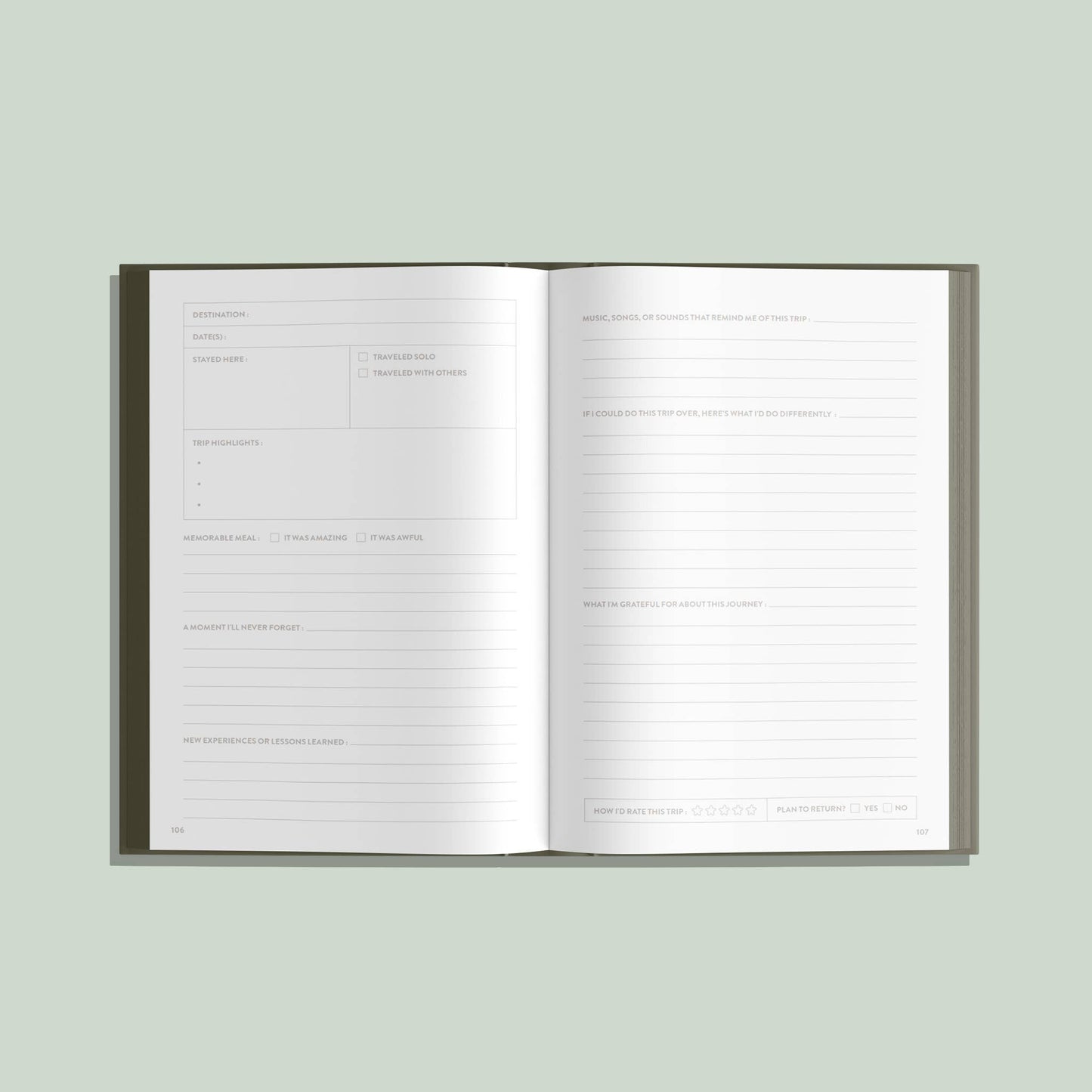 My Travel Journal: A Travel Keepsake (Gift for Travelers)
