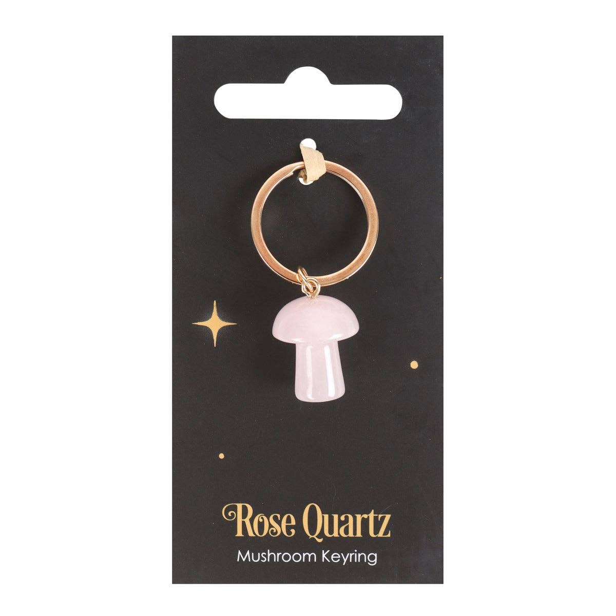 Crystal Mushroom Keyring