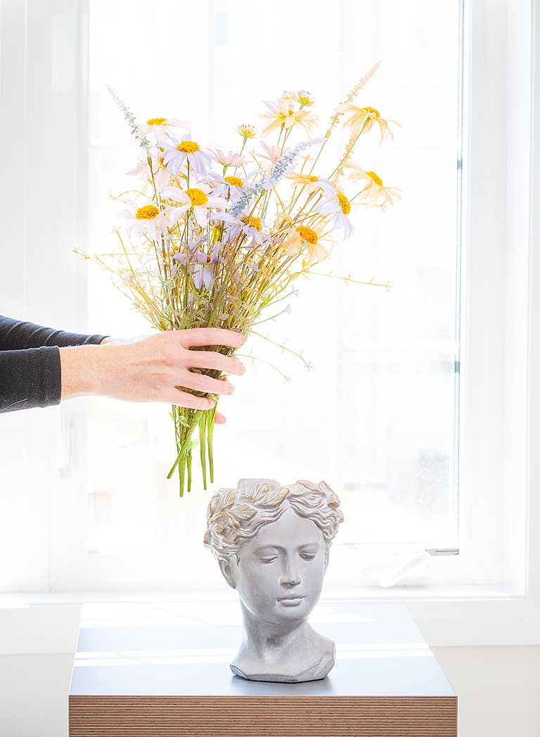 Woman Head Planter sm