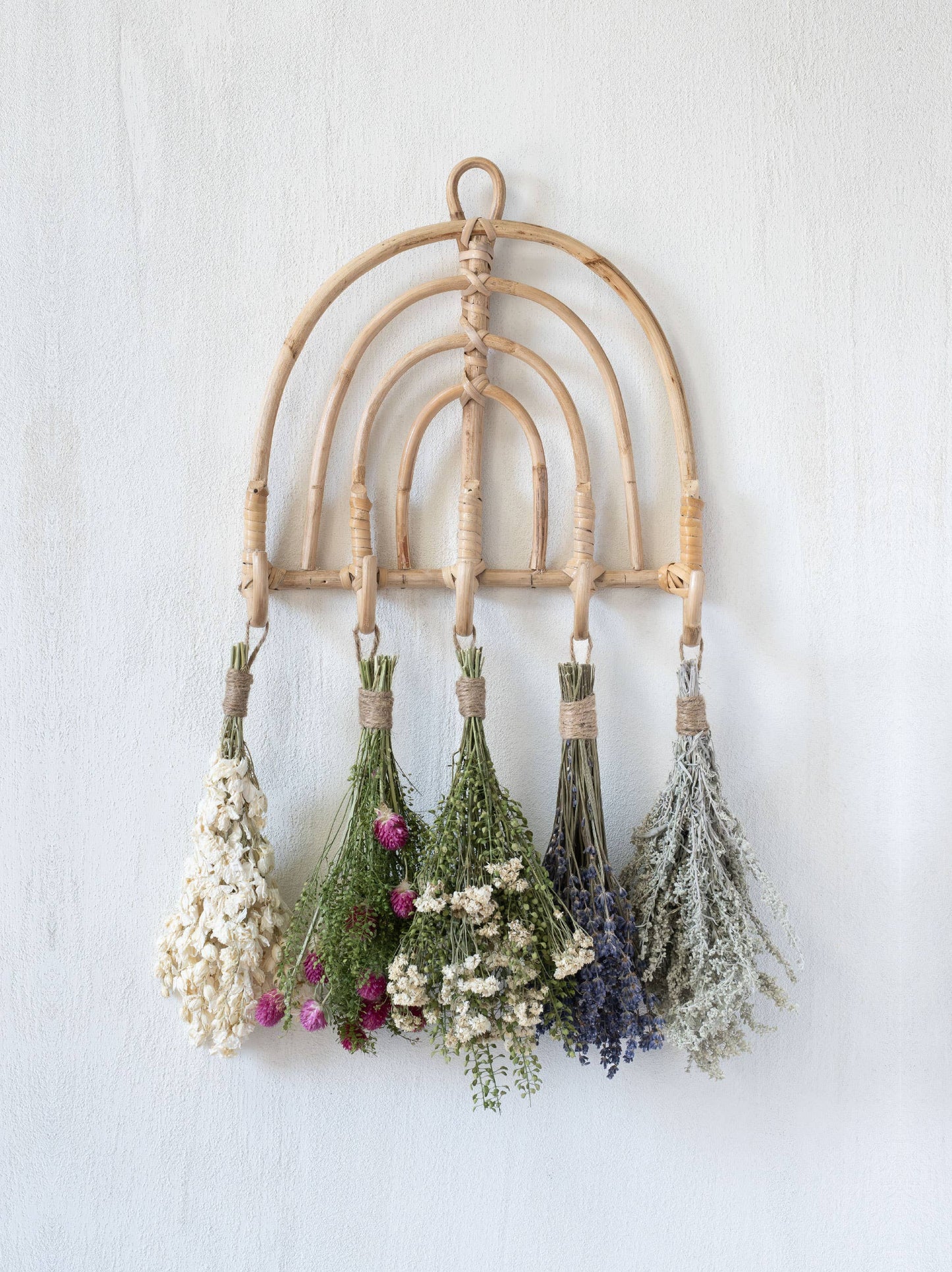 Arched Rattan Wall Hanging