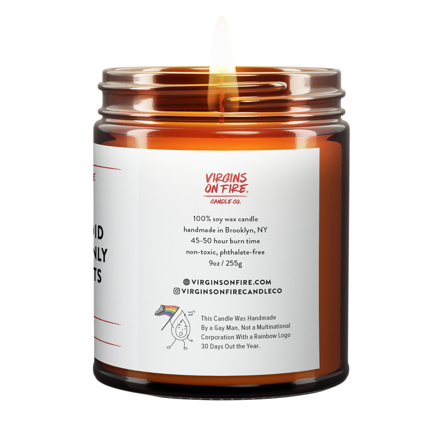 Dark Void Filled Only by Plants Soy Candle