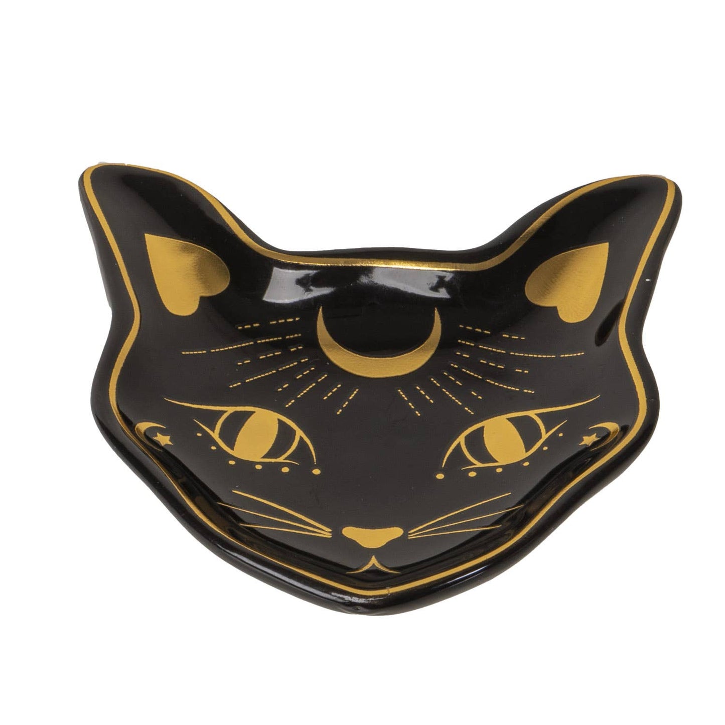 Black Cat Mystic Trinket Dish
