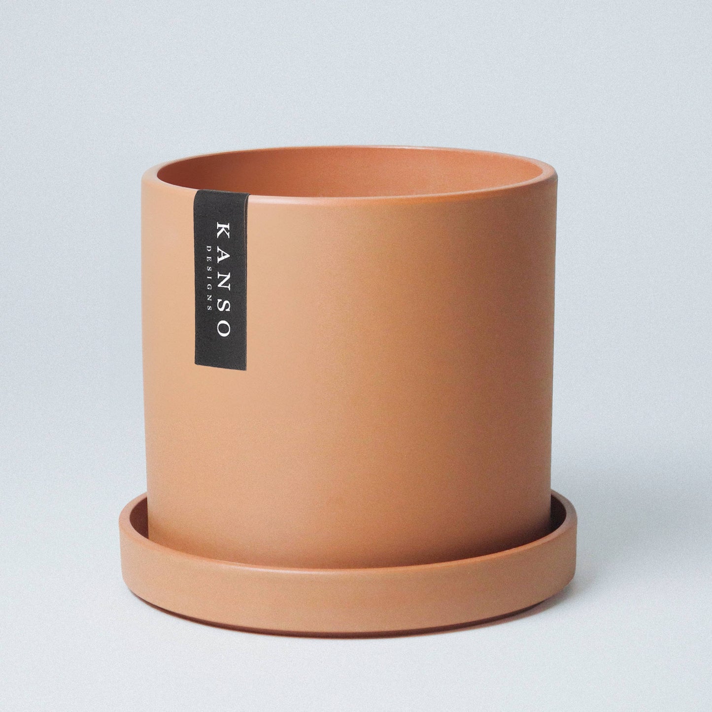 Mustard Seed & Dusted Clay Planters & Saucers