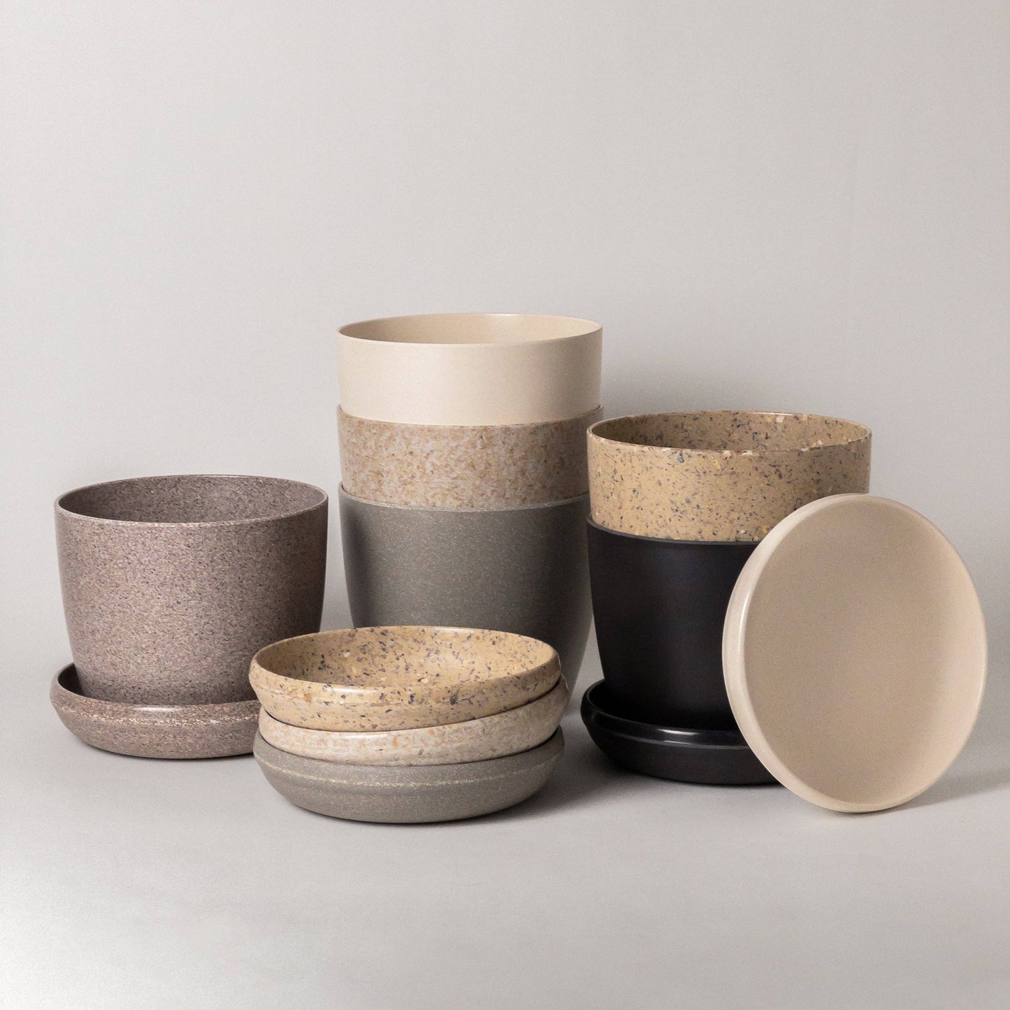 Rice Husk Planter Pot