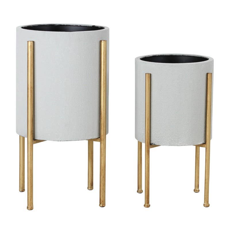 Nabila Mid-Century Planters