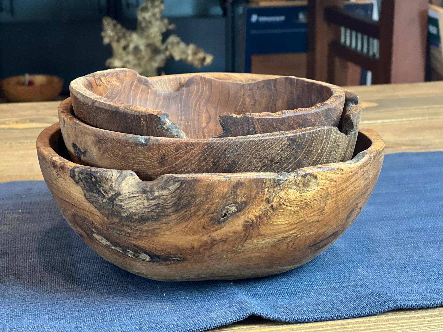 Live Edge Bowls - Nesting Set of 3