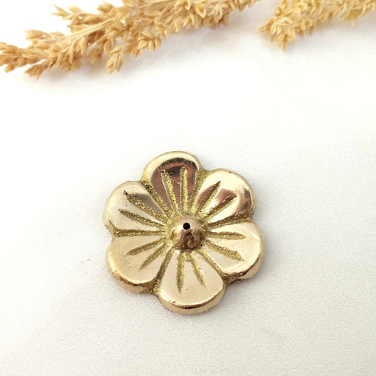 Brass Incense Holder Mini Flower
