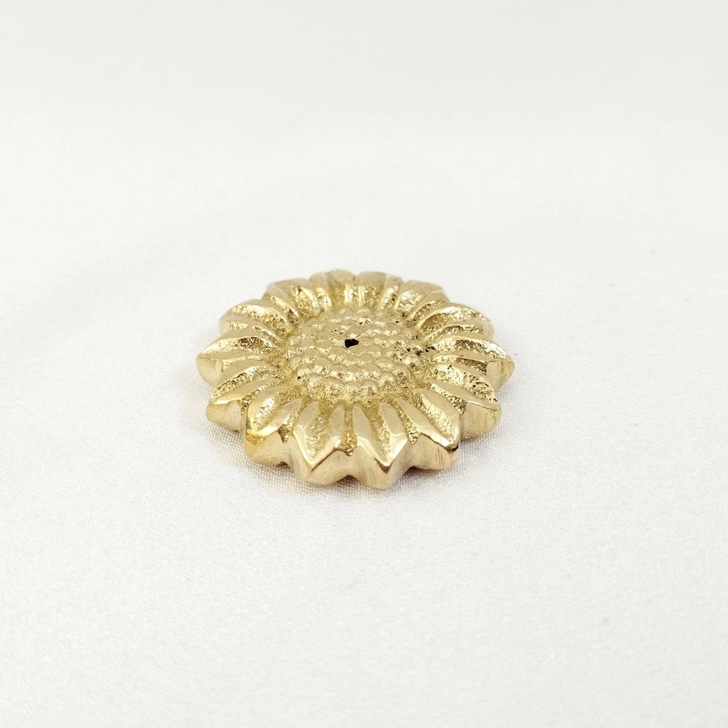 Brass Incense Holder Sun Flower